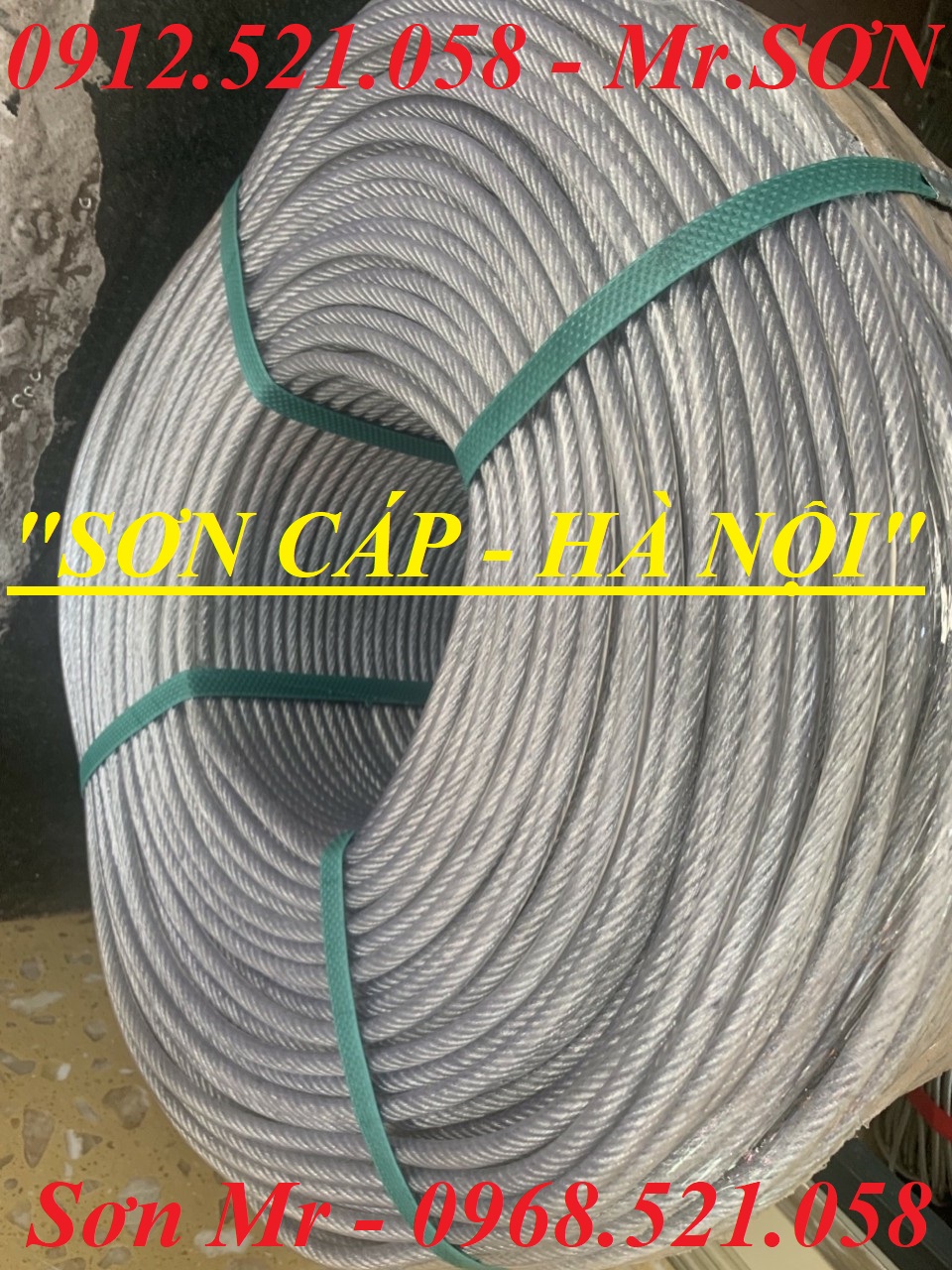 Kho Cáp thép bọc nhựa các màu: Xanh-Vàng-Đen-Đỏ, giá sỉ. (0912.521.058) Bán tăng đơ cầu thang,tăng đơ ống inox 8 ly,rẻ. | BigBuy360 - bigbuy360.vn