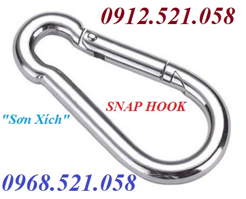 Móc an toàn D10 móc bấm Snap Hook Inox 0912.521.058 cung cấp xích Inox 304, xích sắt mạ kẽm, xích đen, Quick Link 304  | BigBuy360 - bigbuy360.vn