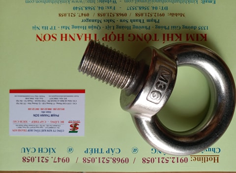 Bu lông móc cẩu Inox 304 M36/30/24 rẻ 0968.521.058 đai ốc mắt cẩu âm ren trong, bu lông mắt Inox 304 DIN 444 Thanh Sơn | BigBuy360 - bigbuy360.vn Bu lông móc cẩu Inox 304 M36/30/24 rẻ 0968.521.058 đai ốc mắt cẩu âm ren trong, bu lông mắt Inox 304 DIN 444 Thanh Sơn | BigBuy360 - bigbuy360.vn