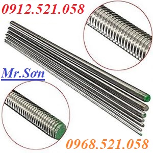 Thanh ty ren Inox 304 M12x1 mét Mr Sơn 0947.521.058 có đai ốc Inox 304, vòng đệm Inox 304, Bu lông Inox 304 Hà Nội  | BigBuy360 - bigbuy360.vn