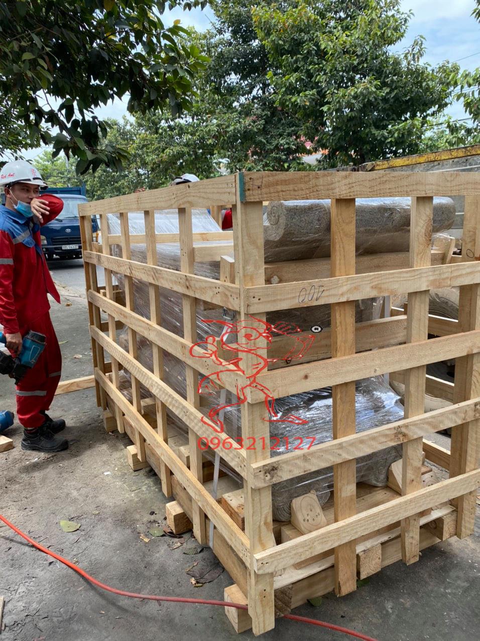 Đóng gói hút chân không cho máy móc chuyên nghiệp Tại KCN phú Mỹ 3