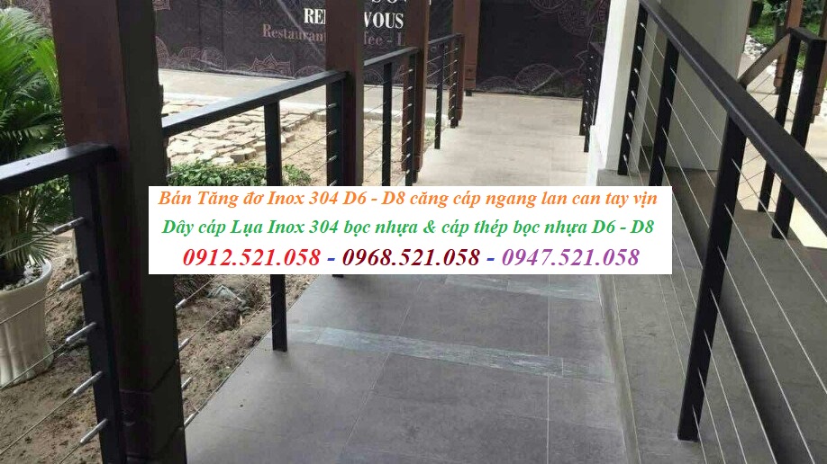 Tăng đơ cáp cầu thang lan can nhà đẹp 0947.521.058 ống tăng cáp ngang, có cáp bọc nhựa trắng,đen,vàng,xanh đỏ hà nội đây | BigBuy360 - bigbuy360.vn