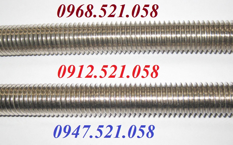 Thanh ty ren Inox 304 M12x1 mét Mr Sơn 0947.521.058 có đai ốc Inox 304, vòng đệm Inox 304, Bu lông Inox 304 Hà Nội  | BigBuy360 - bigbuy360.vn