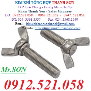 Vít tai hồng sắt mạ kẽm Thanh Sơn 0912.521.058 có ốc tai hồng,bu lông tai hồng M4-5-6-8-10 và đai ốc tai hồng bán Ha Noi | BigBuy360 - bigbuy360.vn