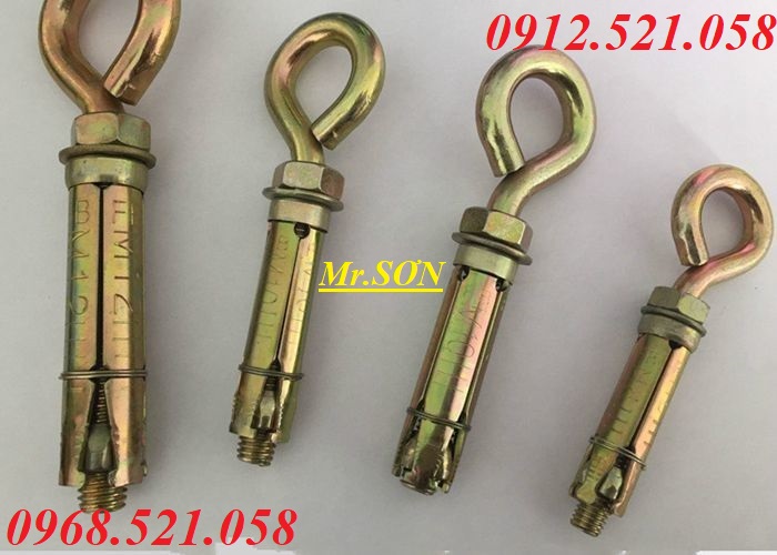 Nở sắt có đầu mắt M20 x 150, giá rẻ. (0912.521.058) Bán nở móc tròn M10,nở 3 cánh M8 – M20,nở móc câu inox,nở đinh,rẻ. | BigBuy360 - bigbuy360.vn