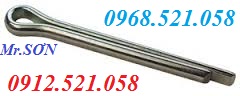 Chốt chẻ thép & chốt chẻ 304 Inox 0913.521.058 cung cấp bu lông chốt chẻ, ê cu xẻ rãnh M24-20-16-14 rẻ toàn hà nội đây | BigBuy360 - bigbuy360.vn