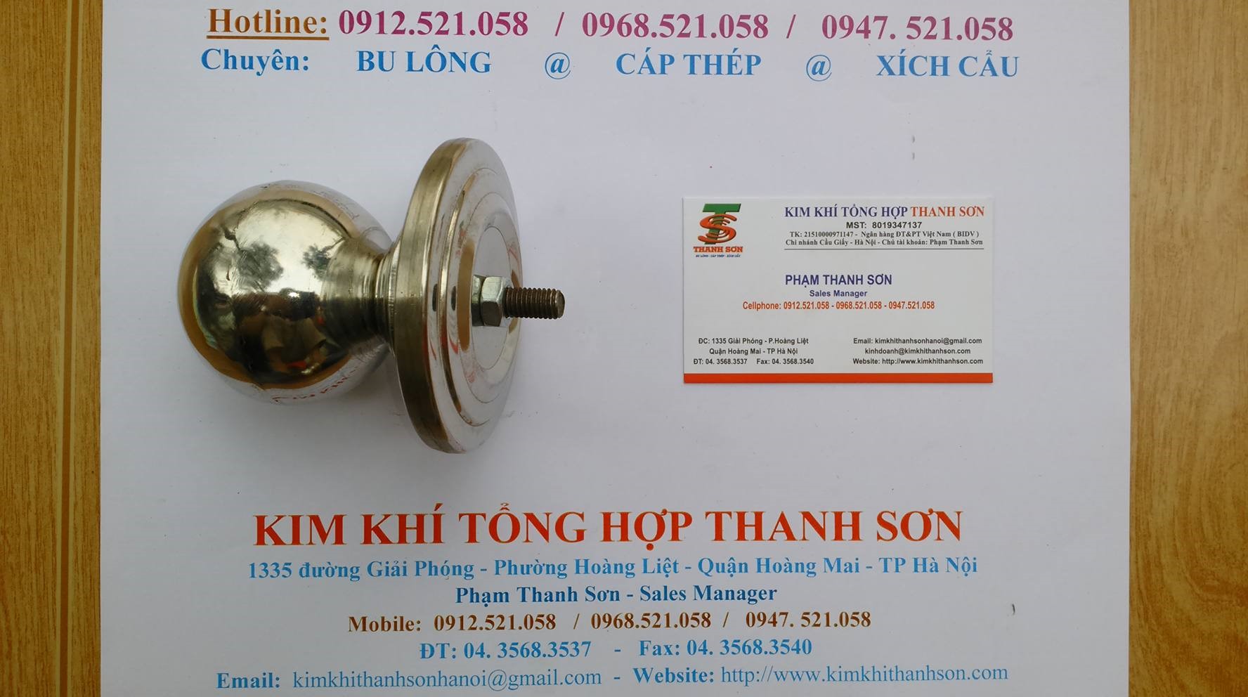 Phụ kiện cột cờ Thanh Sơn (0947.521058) Ròng rọc kéo cờ,tay quay inox,cáp inox,cáp thép bọc nhựa,tăng đơ inox,khoá cáp.. | BigBuy360 - bigbuy360.vn