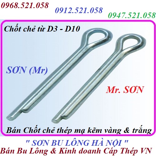 Chốt chẻ thép & chốt chẻ 304 Inox 0913.521.058 cung cấp bu lông chốt chẻ, ê cu xẻ rãnh M24-20-16-14 rẻ toàn hà nội đây | BigBuy360 - bigbuy360.vn