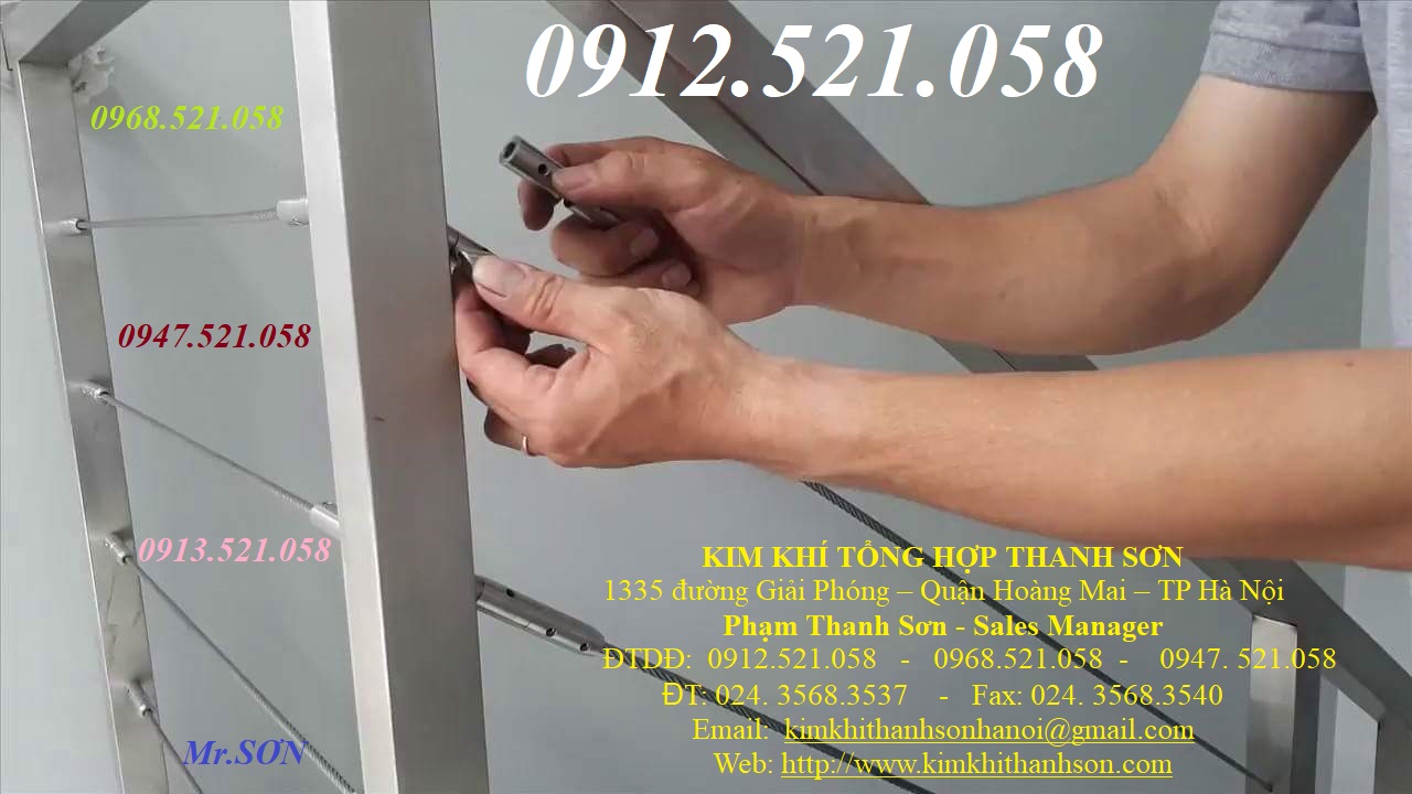 Cầu thang dây cáp tăng đơ ống 304 Inox 0968.521.058 chuyên thi công. Cáp Thép Thanh Sơn bán cáp lụa Inox 304 bọc nhựa | BigBuy360 - bigbuy360.vn Cầu thang dây cáp tăng đơ ống 304 Inox 0968.521.058 chuyên thi công. Cáp Thép Thanh Sơn bán cáp lụa Inox 304 bọc nhựa | BigBuy360 - bigbuy360.vn
