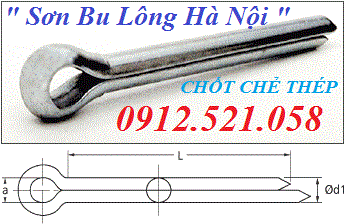 Chốt chẻ thép & chốt chẻ 304 Inox 0913.521.058 cung cấp bu lông chốt chẻ, ê cu xẻ rãnh M24-20-16-14 rẻ toàn hà nội đây | BigBuy360 - bigbuy360.vn