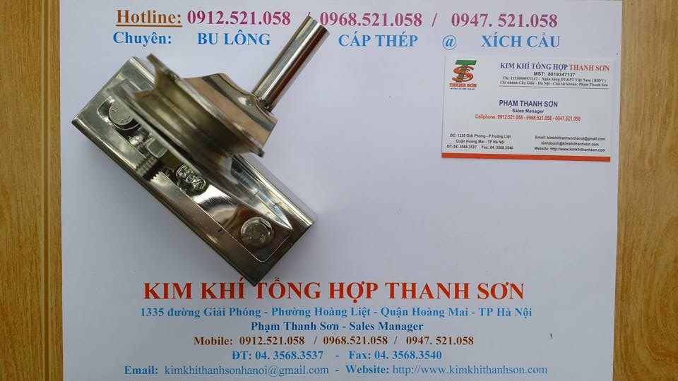 Phụ kiện cột cờ, tay quay Inox 0913.521.058 kinh doanh ròng rọc vuông Inox kéo cáp cờ, Bóng cầu Inox có đế, cáp Inox 304 | BigBuy360 - bigbuy360.vn