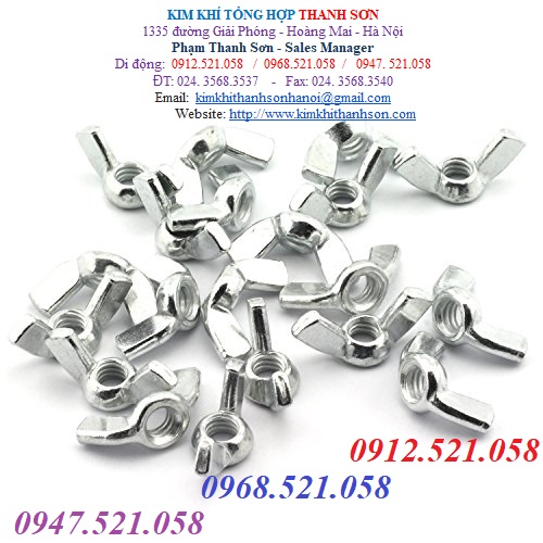 Đai ốc tai hồng Inox 304 M3 Thanh Sơn 0968.521.058 cung ứng ê cu tai hồng Inox 304 M20-16 có bu lông tai hồng Inox 304  | BigBuy360 - bigbuy360.vn
