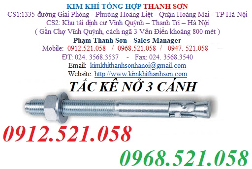 M16x160x150x140x120 nở 3 cánh mạ 0968.521.058 bu lông Thanh Sơn hà nội cung ứng tắc kê nở sắt ba cánh M24/20/14/12/10/8 | BigBuy360 - bigbuy360.vn