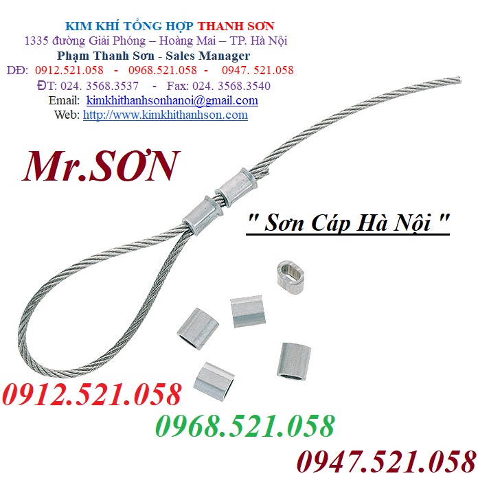 Kẹp chì đầu cáp bằng cốt nhôm Thanh Sơn 0912.521.058 cung cấp hạt nhôm, ống nhôm, cos cáp, đầu cốt nhôm D1-2-3-4-5-6-8 | BigBuy360 - bigbuy360.vn