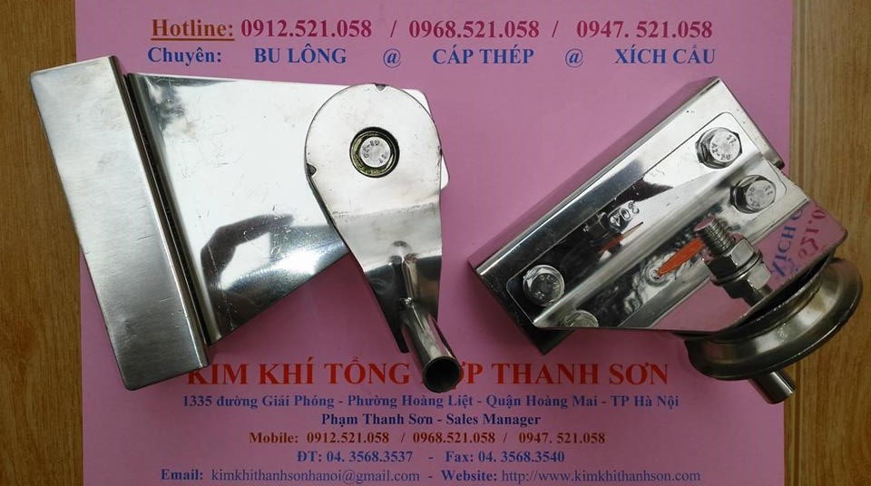 Phụ kiện cột cờ, tay quay Inox 0913.521.058 kinh doanh ròng rọc vuông Inox kéo cáp cờ, Bóng cầu Inox có đế, cáp Inox 304 | BigBuy360 - bigbuy360.vn