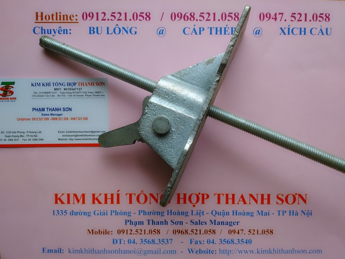 Kẹp Én D12 kiểu lò xo ghép ván khuôn 0912.521.058 Kim khí Thanh Sơn hà nội cung ứng bộ súng chỉnh kẹp rút lõi thép M12 | BigBuy360 - bigbuy360.vn