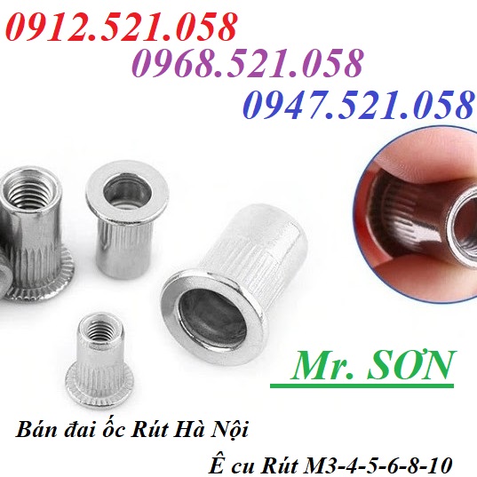 ốc rút. Đai ốc tán tút sắt mạ kẽm M6 rẻ 0947.521.058 phân phối Ê ku rút, tán rút M10-8-6-5-4-3 hà nội có ê cu rút Inox  | BigBuy360 - bigbuy360.vn