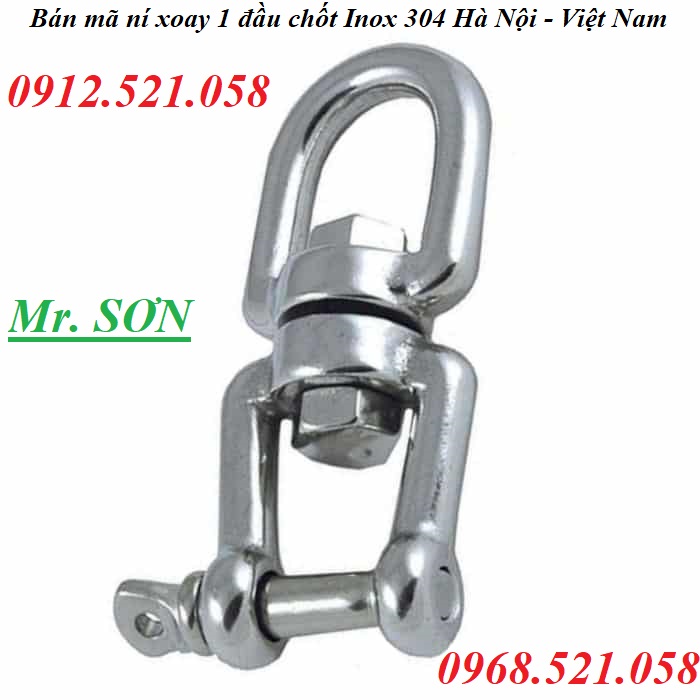 Mã ní xoay Inox 304 M3 đến M20 Thanh Sơn 0947.521.058 kinh doanh xích Inox 304, móc an toàn, cáp Inox 304, đầu cốt cáp | BigBuy360 - bigbuy360.vn