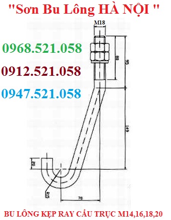 Bu lông Móng,bu lông Neo 0912.521.058 sản xuất bu lông móng cột đèn, nở sắt, đai ốc mũ chụp M16.20.24.27.30 Ha Noi | BigBuy360 - bigbuy360.vn