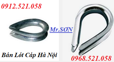 Lót Cáp bằng Inox 304 D8 giá rẻ 0912.521.058 có dây cáp lụa Inox 304 bọc nhựa, khuyên lót cáp Inox 304 D2-3-4-5-6-10-12  | BigBuy360 - bigbuy360.vn