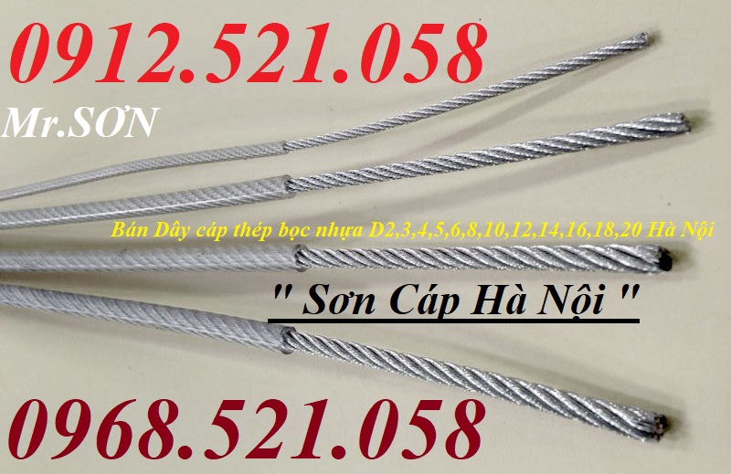 Cáp lụa Inox 304 bọc nhựa trắng trong 0913.521.058 kinh doanh cáp inox 304 bọc nhựa D10-8-6-5-4-3, tăng đơ khóa cáp Inox | BigBuy360 - bigbuy360.vn