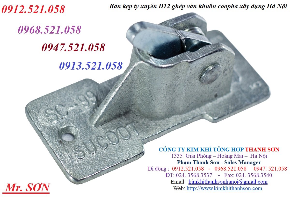 Kẹp Én D12 kiểu lò xo ghép ván khuôn 0912.521.058 Kim khí Thanh Sơn hà nội cung ứng bộ súng chỉnh kẹp rút lõi thép M12 | BigBuy360 - bigbuy360.vn