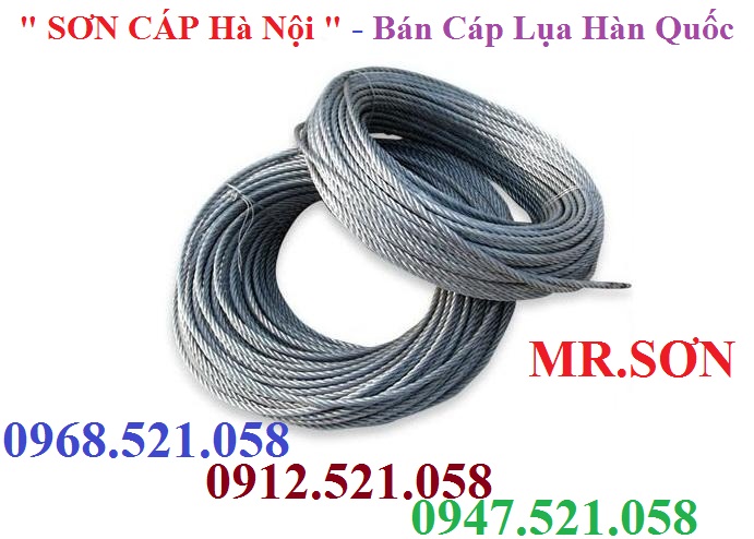 Cáp thép mạ kẽm nhỏ D1.D1.5,D2 rẻ 0968.521.058 Thanh Sơn hà nội có cáp bọc nhựa D2. cáp Inox 304 D2, cốt cáp D2 kẹp cáp | BigBuy360 - bigbuy360.vn