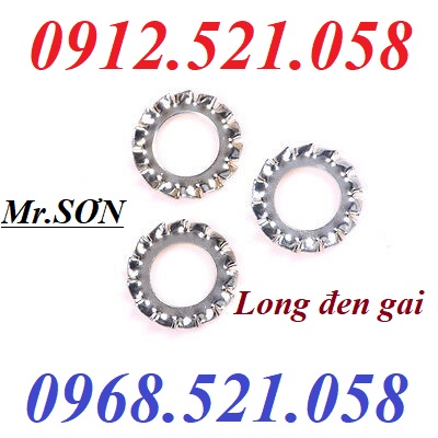 Long đen xước D8 mạ kẽm 0913.521.058 Bu lông Thanh Sơn ha noi cung cấp vòng đệm răng cưa ngoài, long đen gai M8 rẻ | BigBuy360 - bigbuy360.vn