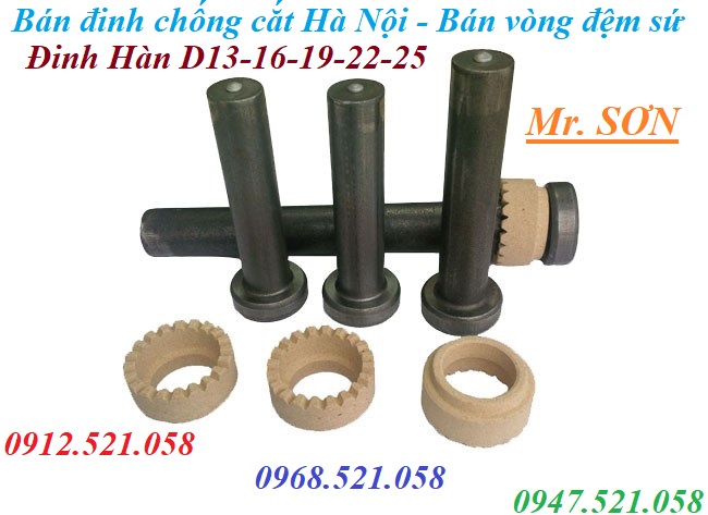 Đinh hàn sàn Decking Thanh Sơn 0947.521.058 phân phối đinh chống cắt,đinh hàn dầm thép, đầu sứ hàn D13.16.19.22.25 rẻ | BigBuy360 - bigbuy360.vn