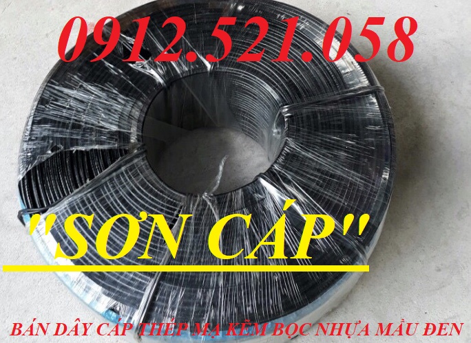 Cáp bọc nhựa Mầu Đen D10-8-6 Thanh Sơn 0912.521.058 cung cấp lót cáp, đầu cốt nhôm, khóa cáp, tăng đơ căng cáp thép rẻ | BigBuy360 - bigbuy360.vn Cáp bọc nhựa Mầu Đen D10-8-6 Thanh Sơn 0912.521.058 cung cấp lót cáp, đầu cốt nhôm, khóa cáp, tăng đơ căng cáp thép rẻ | BigBuy360 - bigbuy360.vn