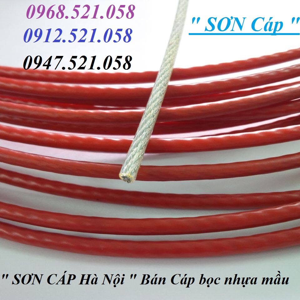 Cáp thép bọc nhựa nhỏ 2mm (2 ly) trắng 0947.521.058 kinh doanh kẹp cáp nhôm D2, lót cáp Inox 304 D2,khóa cáp Inox 304 D2 | BigBuy360 - bigbuy360.vn