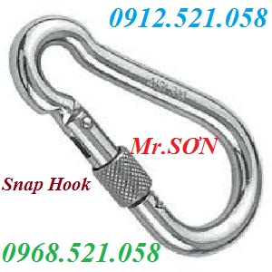 Móc bấm Snap Hook - móc an toàn 0913.521.058 chuyên doanh xích thép mạ, xích Inox 304, khóa nối xích, móc cẩu xoay Inox  | BigBuy360 - bigbuy360.vn