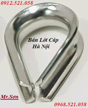 Lót Cáp bằng Inox 304 D8 giá rẻ 0912.521.058 có dây cáp lụa Inox 304 bọc nhựa, khuyên lót cáp Inox 304 D2-3-4-5-6-10-12  | BigBuy360 - bigbuy360.vn