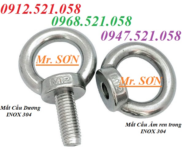 Bu lông mắt Inox M20/18/16 Thanh Sơn 0968.521.058 cung cấp bu lông mắt DIN 444 M6-8-10-12-14 hà nội có bulong móc cẩu âm | BigBuy360 - bigbuy360.vn