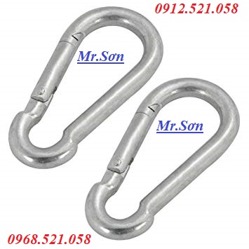 Móc bấm Snap Hook - móc an toàn 0913.521.058 chuyên doanh xích thép mạ, xích Inox 304, khóa nối xích, móc cẩu xoay Inox  | BigBuy360 - bigbuy360.vn
