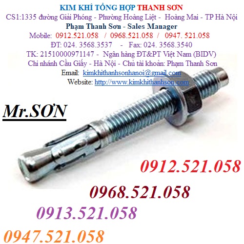 Chuyên nở 3 cánh thép mạ kẽm 0947.521.058 tắc kê bu lông nở ba cánh M14.20.16.12.10.8, nở đinh, nở chuôi, nở đạn M14 mạ | BigBuy360 - bigbuy360.vn