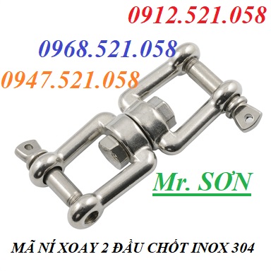 Mã ní xoay Inox 304 M3 đến M20 Thanh Sơn 0947.521.058 kinh doanh xích Inox 304, móc an toàn, cáp Inox 304, đầu cốt cáp | BigBuy360 - bigbuy360.vn
