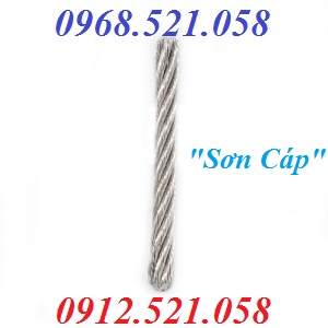 Cáp thép mạ kẽm nhỏ D1.D1.5,D2 rẻ 0968.521.058 Thanh Sơn hà nội có cáp bọc nhựa D2. cáp Inox 304 D2, cốt cáp D2 kẹp cáp | BigBuy360 - bigbuy360.vn