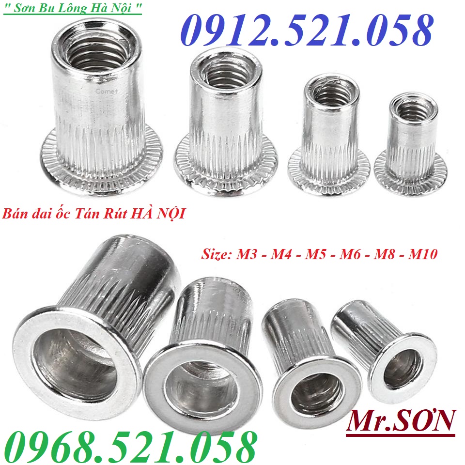 ốc rút. Đai ốc tán tút sắt mạ kẽm M6 rẻ 0947.521.058 phân phối Ê ku rút, tán rút M10-8-6-5-4-3 hà nội có ê cu rút Inox  | BigBuy360 - bigbuy360.vn