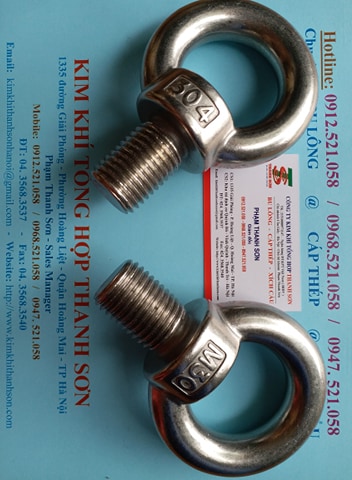 Bu lông móc cẩu dương 304 Inox M30 rẻ 0947.521.058 Mr Sơn hà nội chuyên tai cẩu, bu lông mắt Inox 304 DIN 444 các cỡ đây | BigBuy360 - bigbuy360.vn