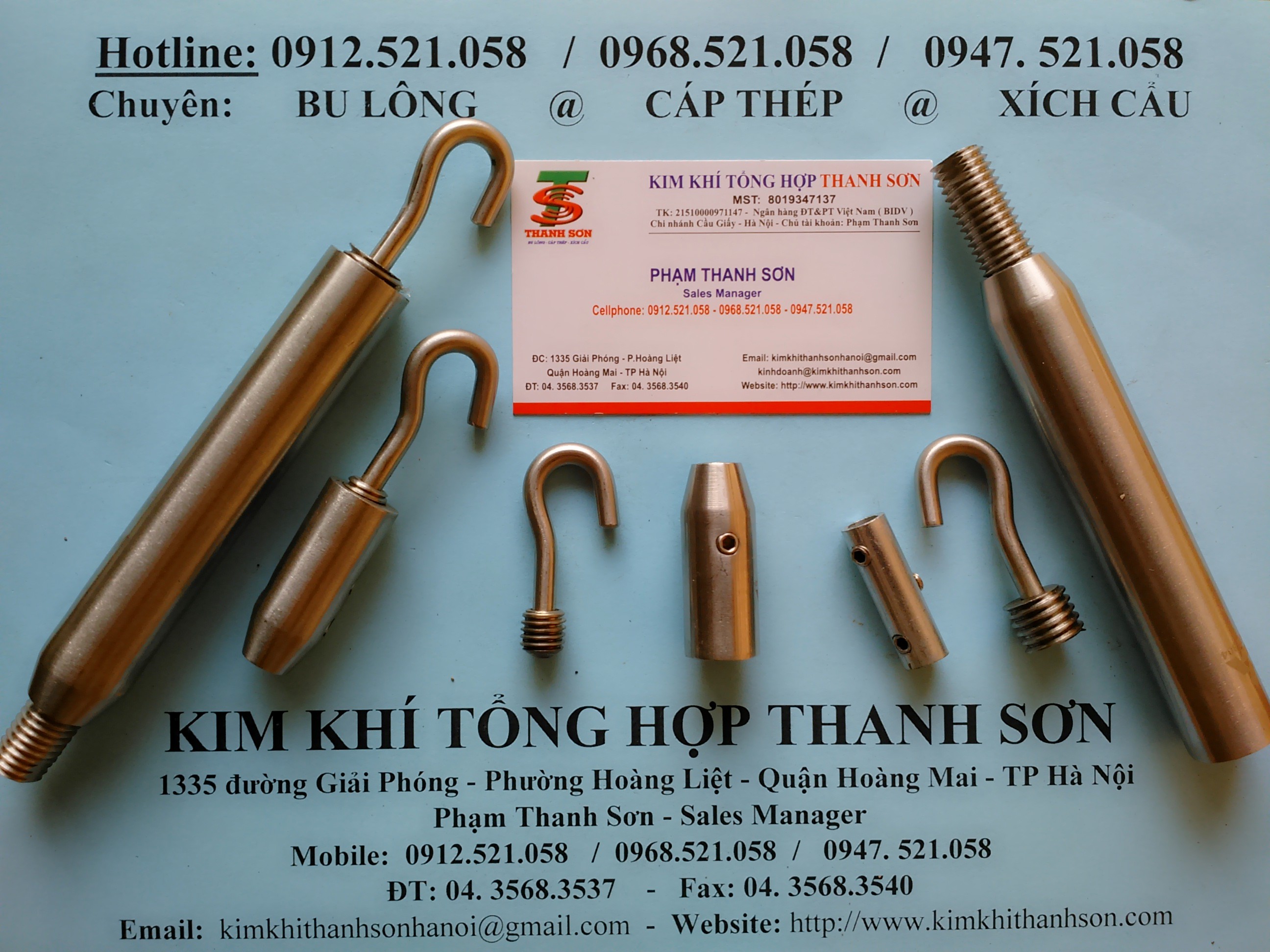 Bán vật tư cầu thang dây cáp (0968521058) Tăng đơ ống inox,tăng đơ căng ngang,cáp thép bọc nhựa màu đỏ,cáp inox,bộ hãm.. | BigBuy360 - bigbuy360.vn