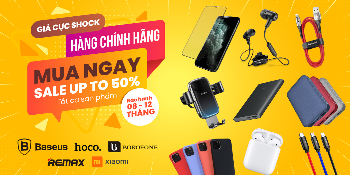 Phụ kiện Chính Hãng Hoco, Samsung,Apple, Xiaomi, Remax, Baseus, Borofone.. | BigBuy360 - bigbuy360.vn