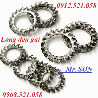 Vòng đệm răng cưa ngoài M8 mạ kẽm 0913.521.058 Ốc vít Thanh Sơn hà nội long đen xước, vòng đệm gai Inox M3.4.5.6.8.10.12 | BigBuy360 - bigbuy360.vn