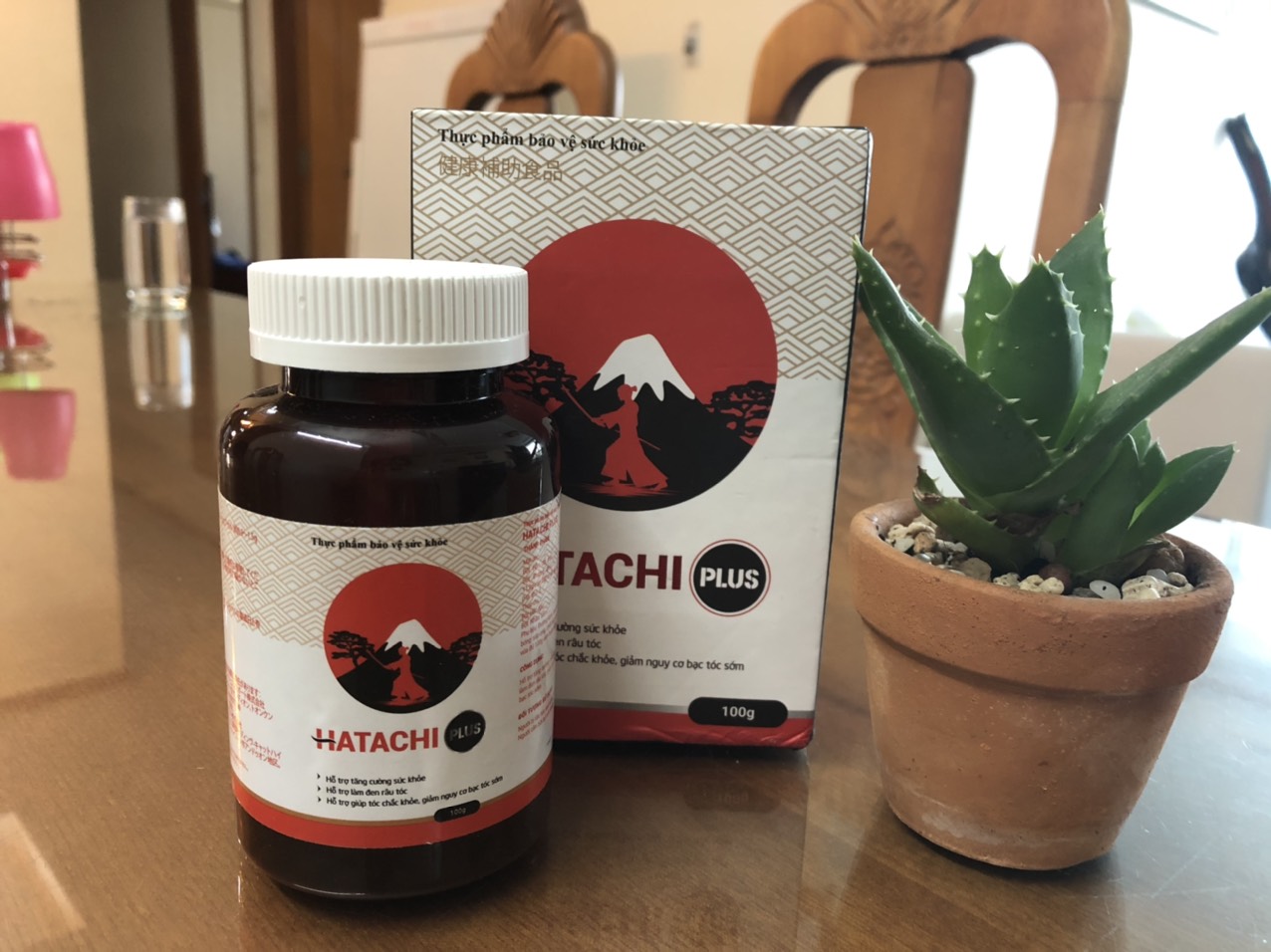 Hatachi Plus - Viên Uống Hỗ Trợ Dành Cho Tóc Bạc Sớm , Tóc Bạc Và Giảm Gãy Rụng 