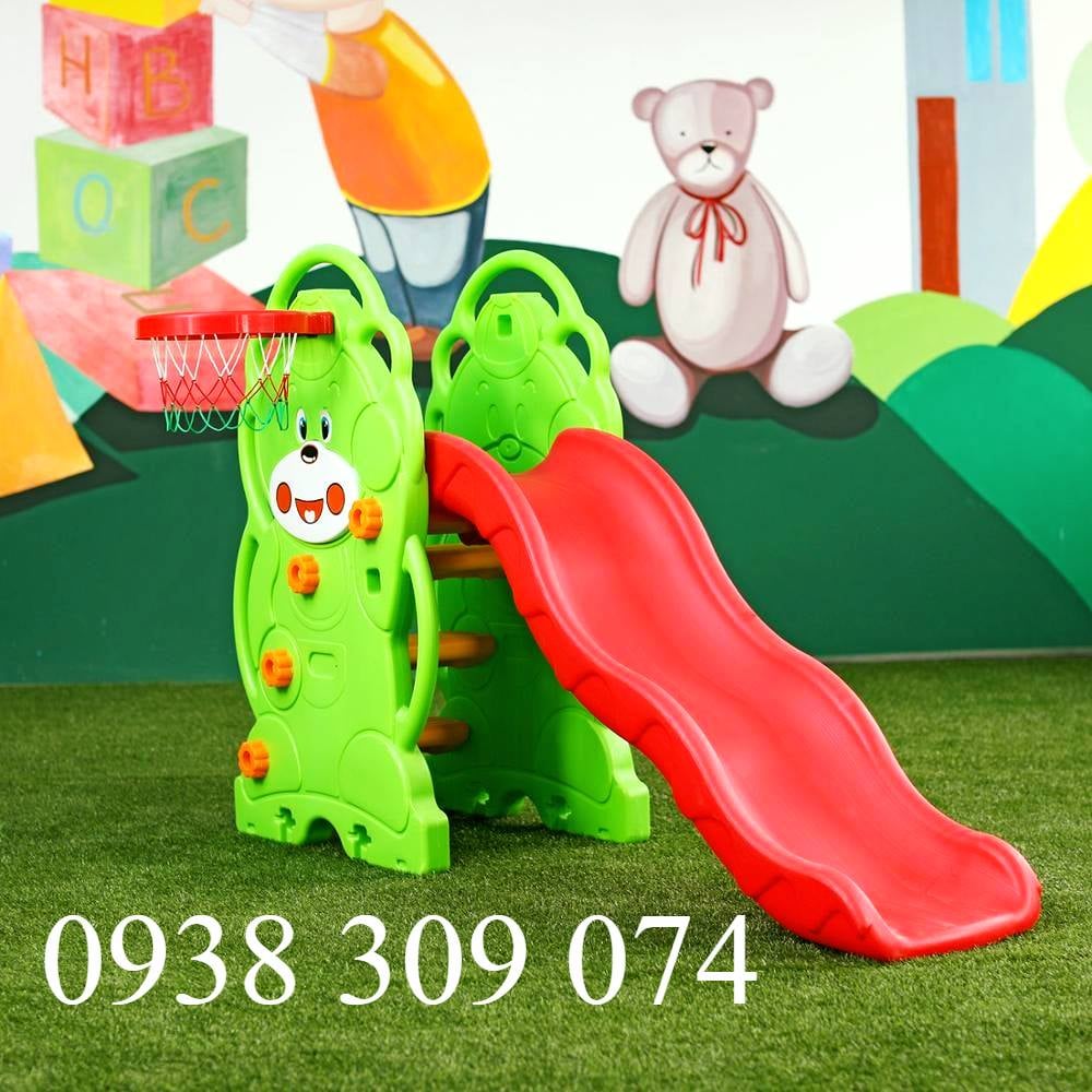 Cầu trượt mầm non voi, gấu, cầu trượt ngoài trời, cầu trượt cho bé | BigBuy360 - bigbuy360.vn
