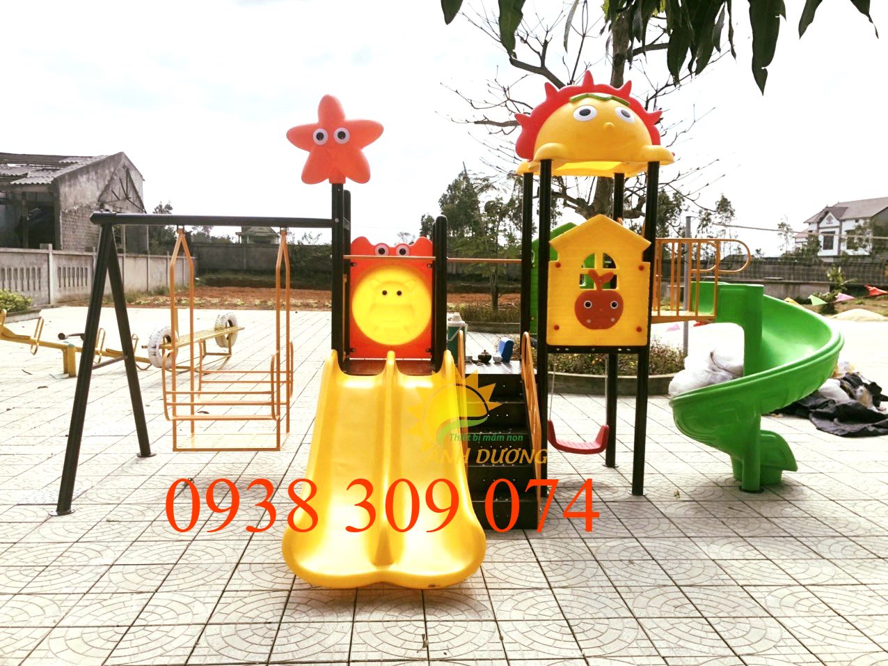 Đồ chơi cầu trượt liên hoàn ngoài trời giá rẻ tại TPHCM | BigBuy360 - bigbuy360.vn