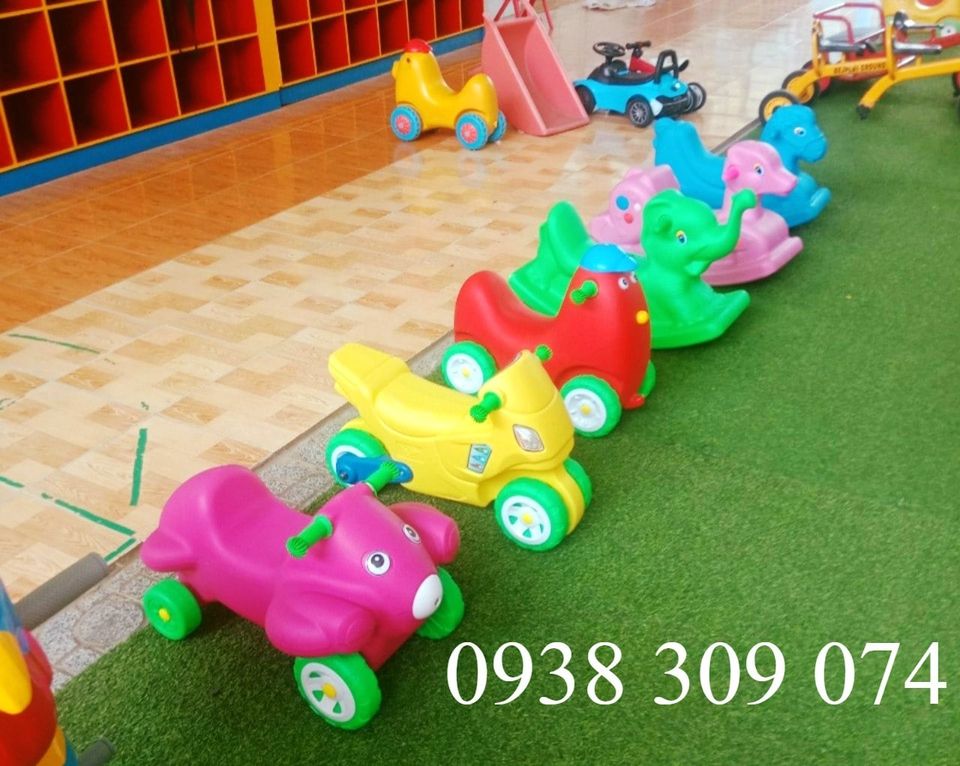 Bập bênh, xe chòi chân hình con thú đáng yêu cho trẻ em mầm non | BigBuy360 - bigbuy360.vn