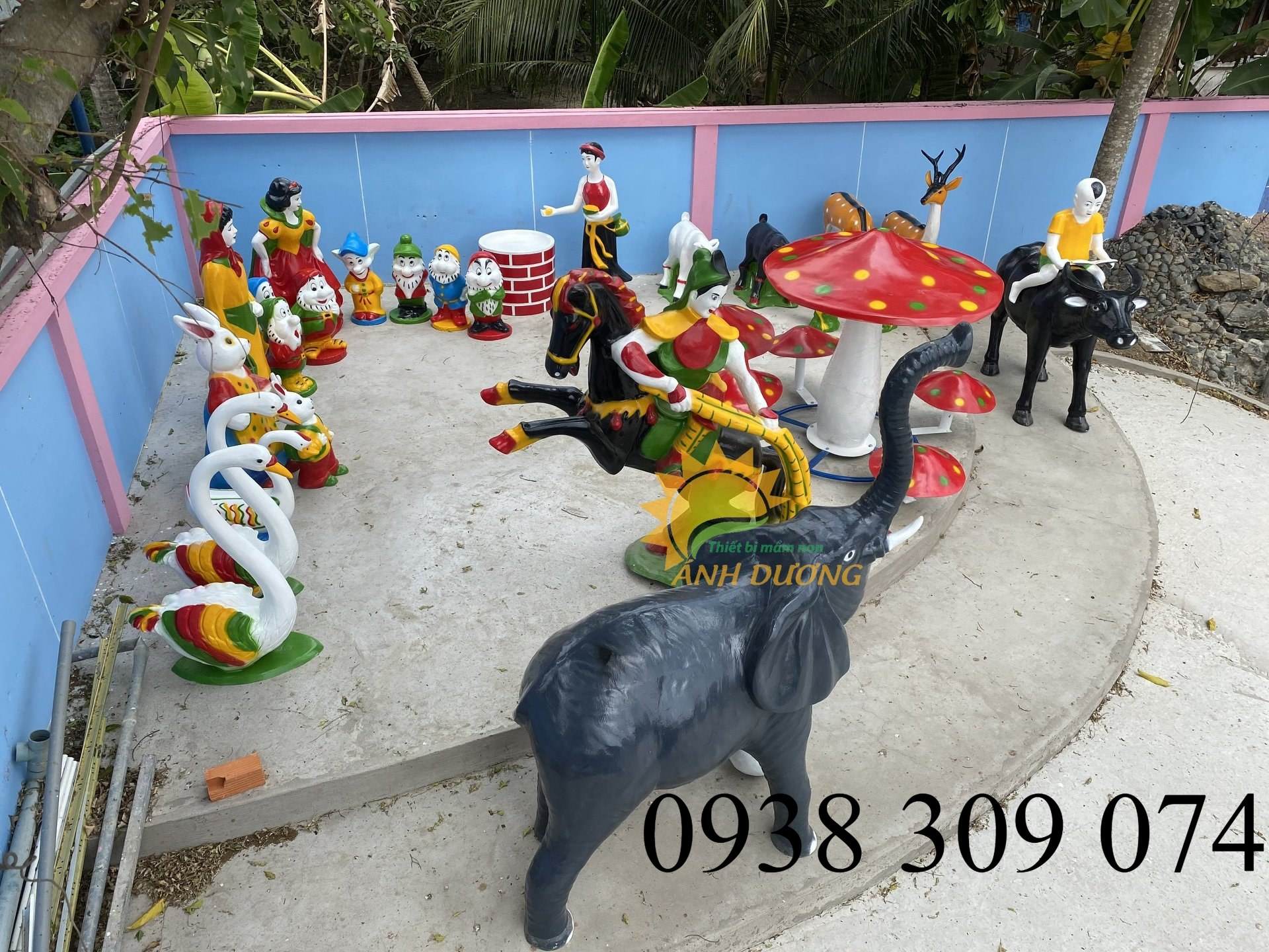 Vườn cổ tích trường mầm non, sản xuất tượng vườn cổ tích giá rẻ | BigBuy360 - bigbuy360.vn