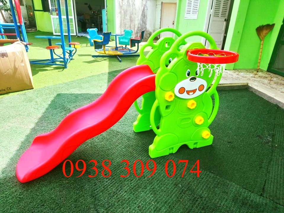 Cầu trượt mầm non nhựa chính hãng dành cho các bé vui chơi | BigBuy360 - bigbuy360.vn