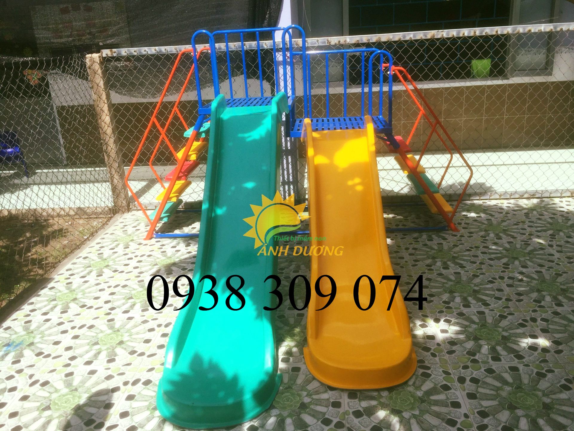 Cầu trượt mầm non nhựa chính hãng dành cho các bé vui chơi | BigBuy360 - bigbuy360.vn